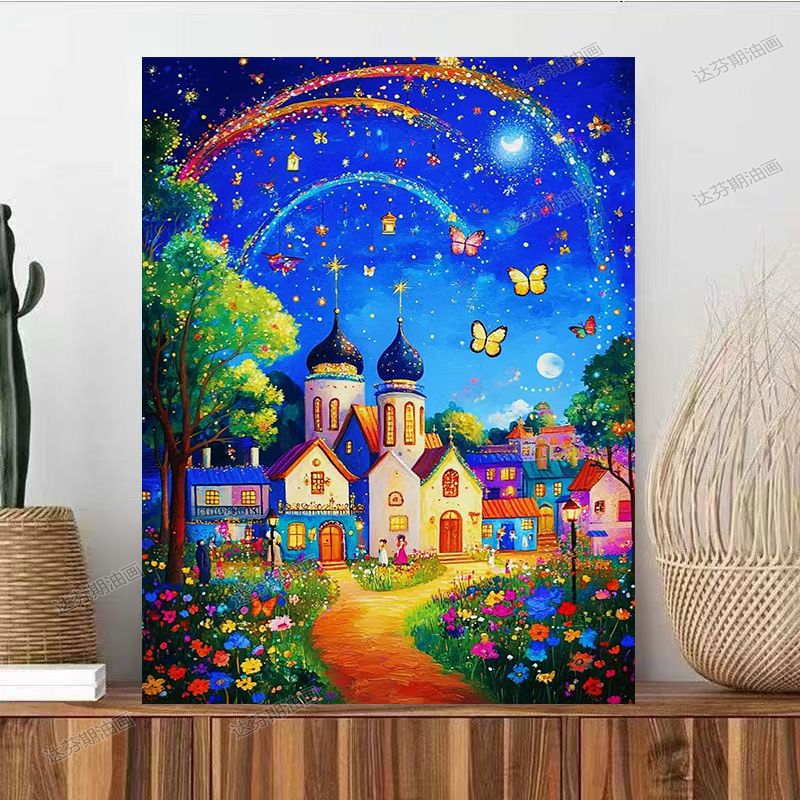 Fantasy Landschaft Leinwand Kunstdruck Brehn