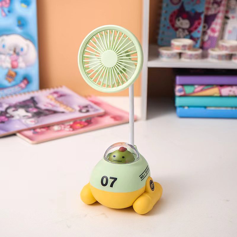 Unisex Tragbarer Mini-Ventilator im niedlichen Panda-Design Brehn