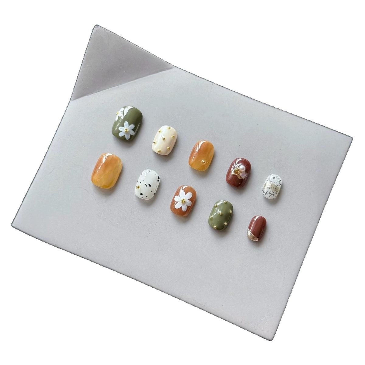 Künstlerisches Press-On Nageldesign Set 1791773005