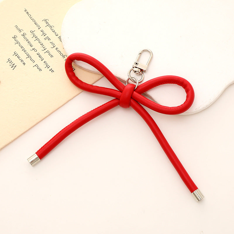 Stylischer Schleifen-Knoten Schlüsselanhänger Halter Brehn