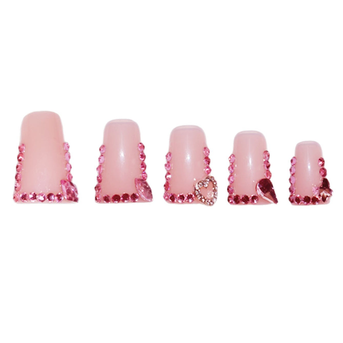 Glitzerndes Edelstein Nagelkunst Brehn