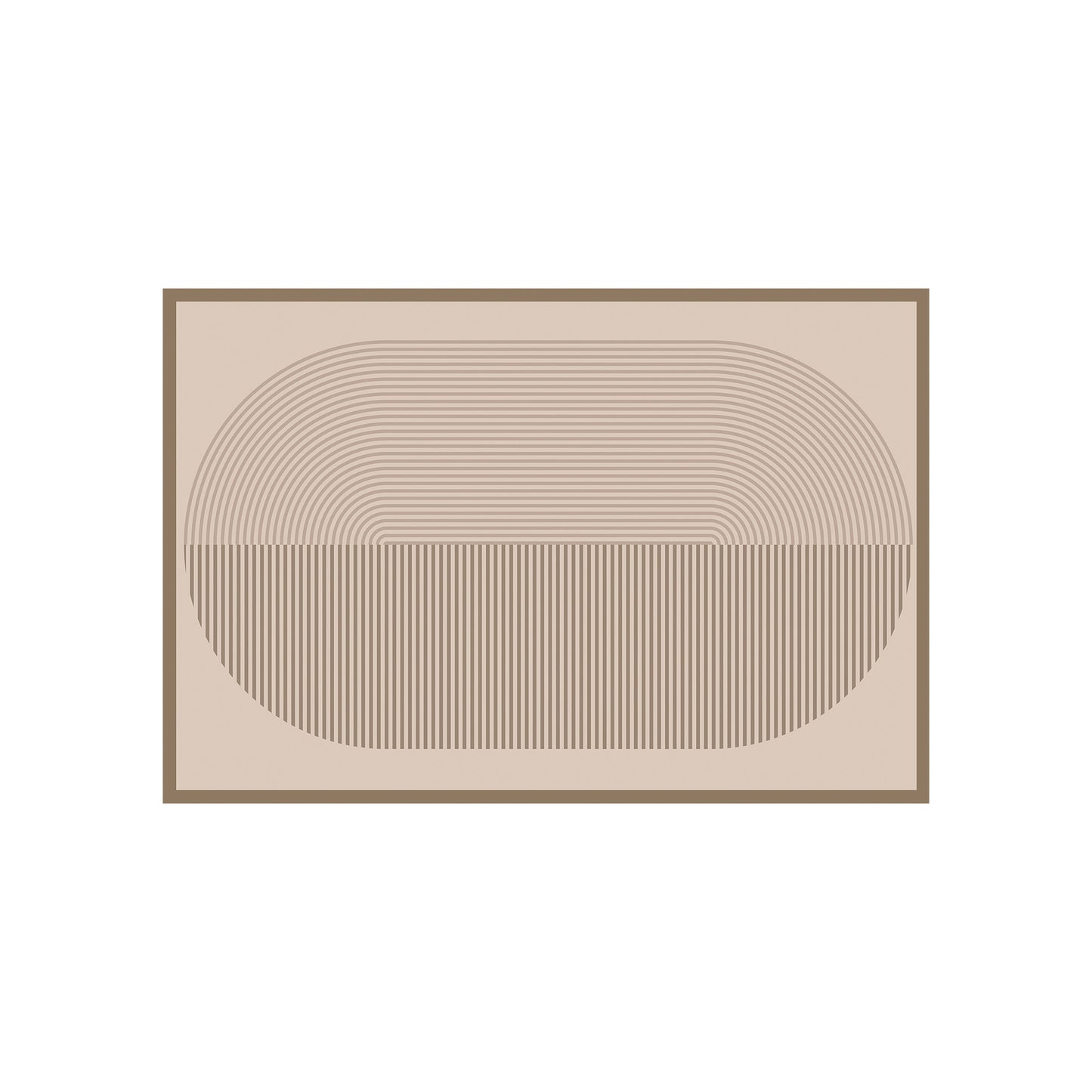 Geometrisches Muster Weicher Memory-Schaum Badezimmermatte Brehn