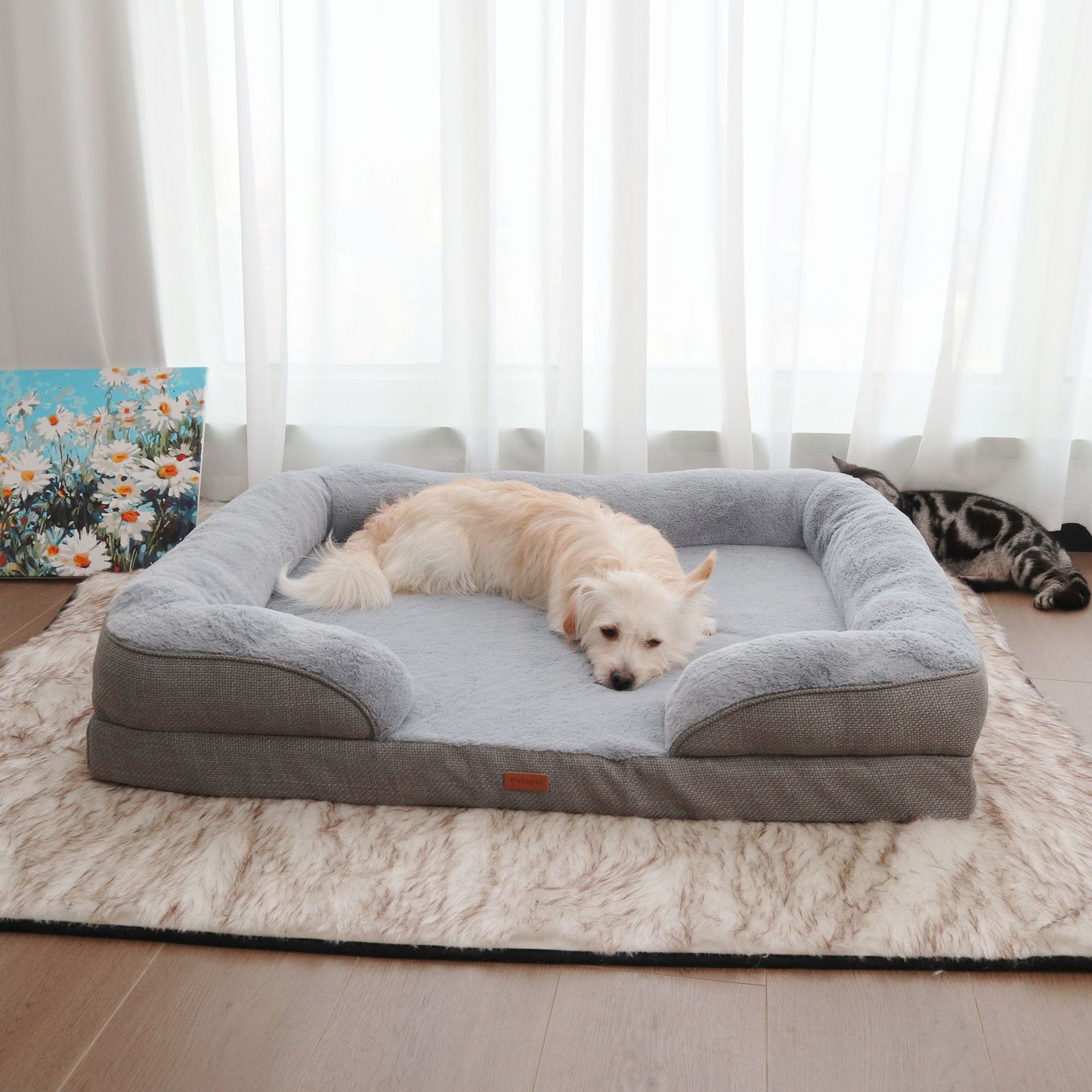 Luxuriöses orthopädisches Hundebett