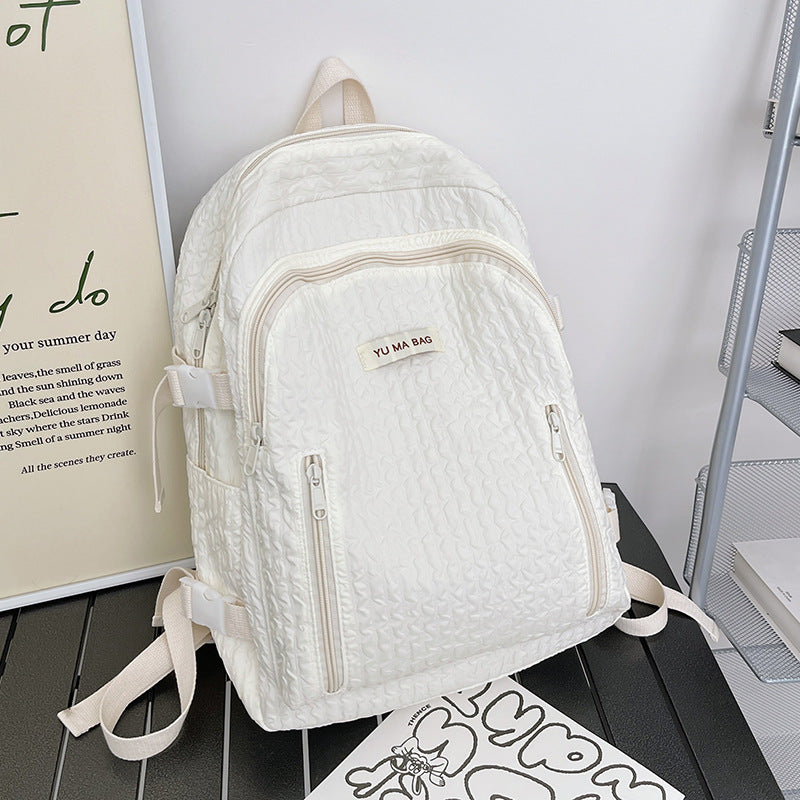 Strukturierte Mehrfachfach-Rucksack