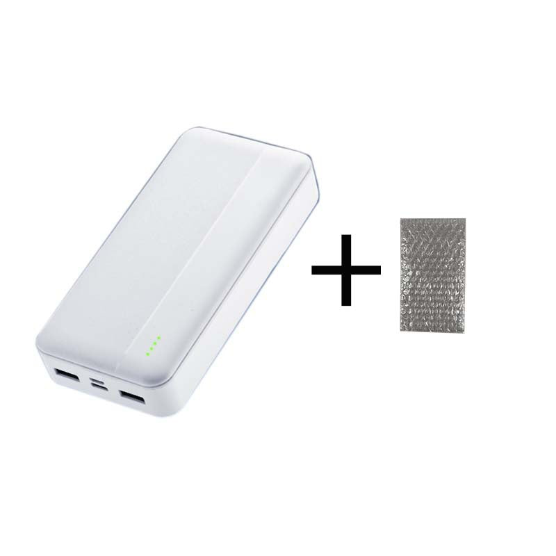 Tragbare Powerbank mit hochwertiger Oberflächenstruktur und Schnellladefunktion Brehn