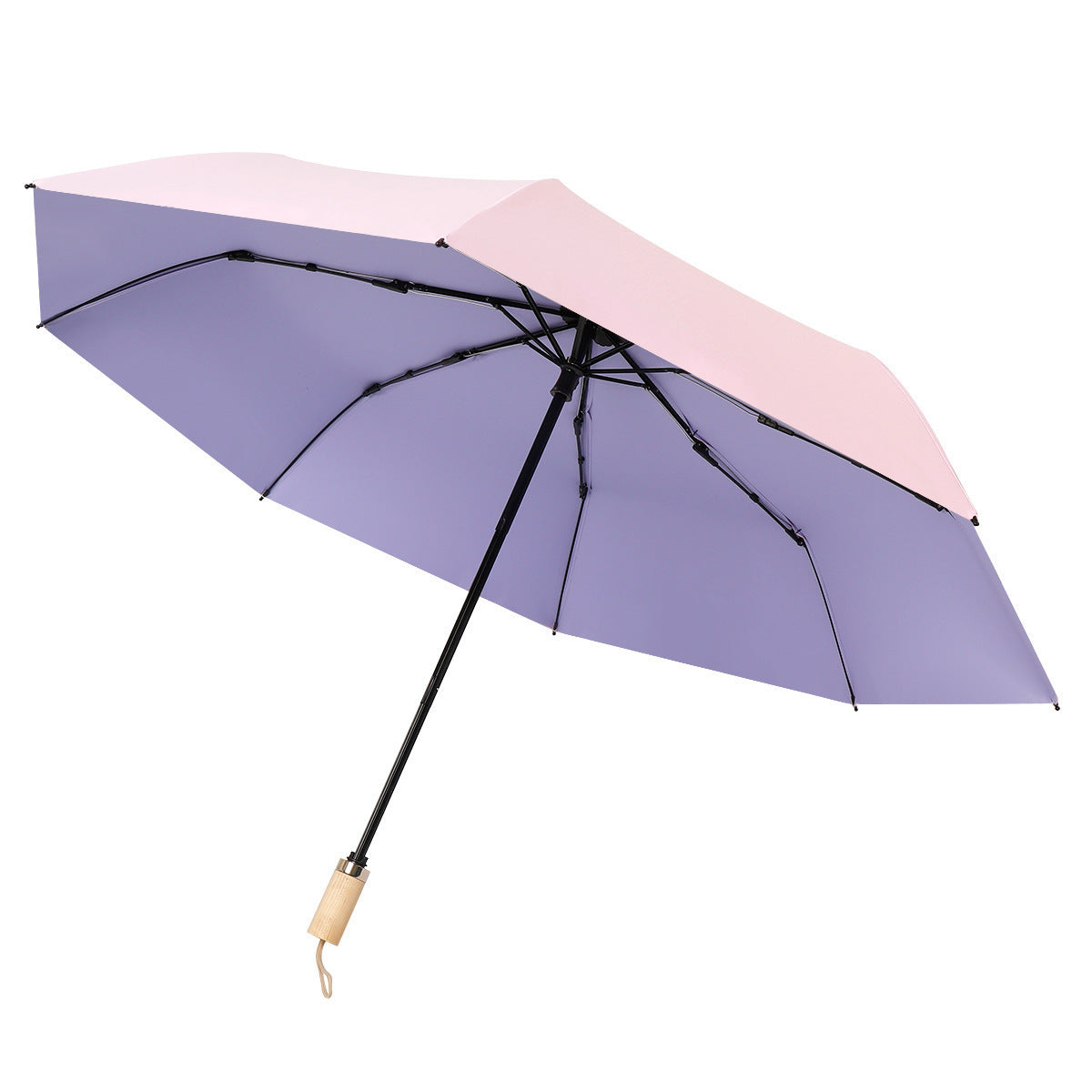 Damen stilvoller Handregenschirm mit dekorativem Design Brehn