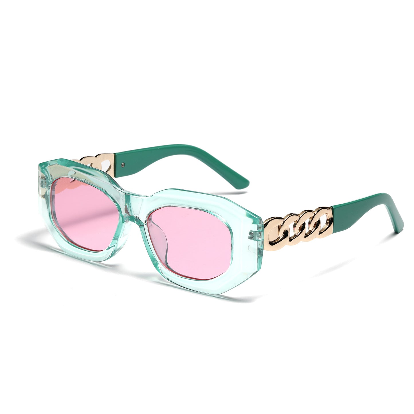Damen modische Sonnenbrille mit luxuriösem Kettenrahmen Brehn
