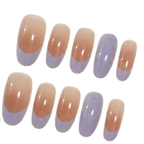 Elegantes französisches Tipps Press-On Nagelset Brehn