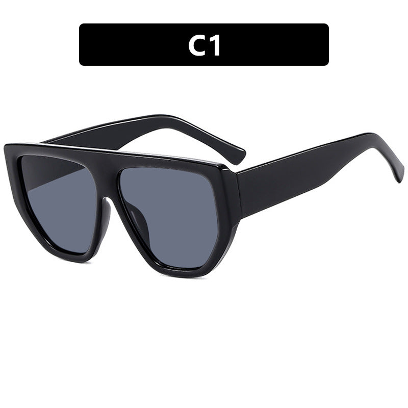 Damen modische Oversized-Sonnenbrille mit innovativem Rahmen Brehn