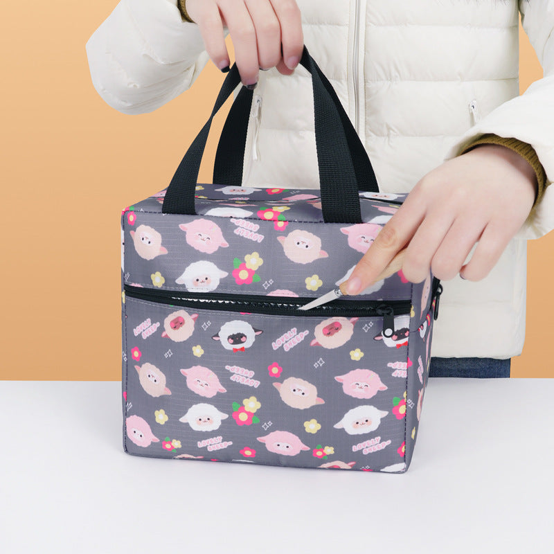 Isolierte Tierdruck Lunch Tasche Brehn