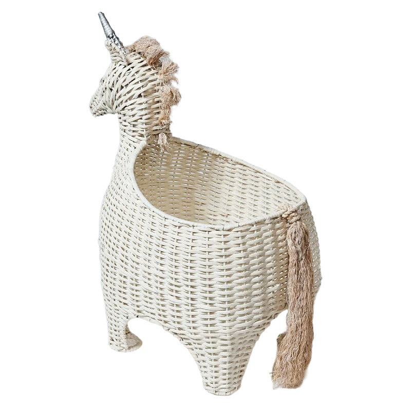 Verspielter Dekorationskorb im Einhorn-Design Brehn