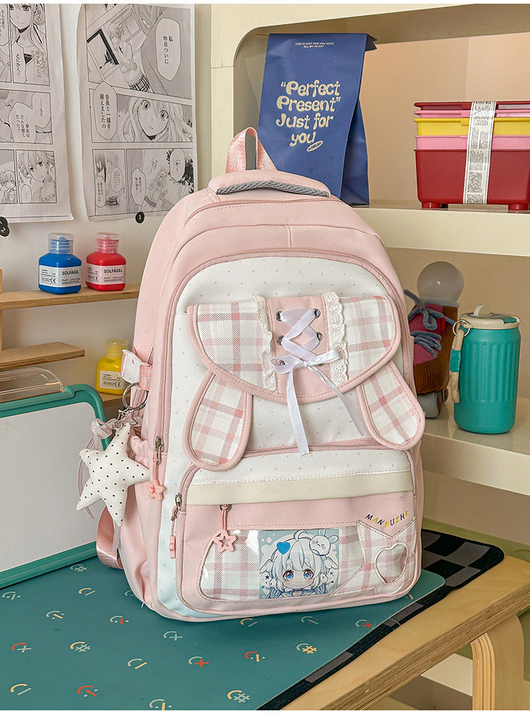Stylischer Grafikdesign-Schulrucksack