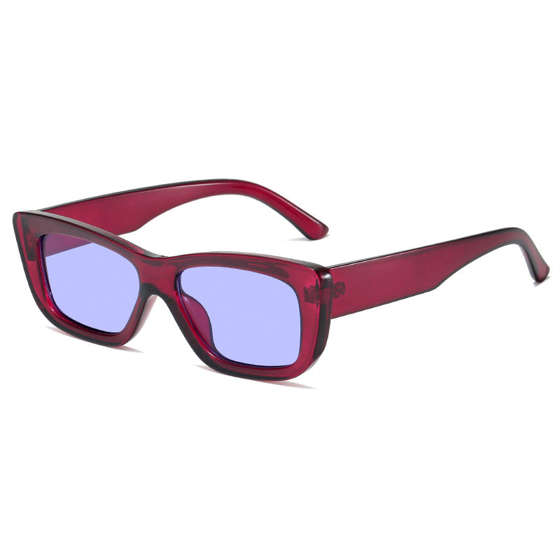 Damen modische Sonnenbrille mit rechteckigem Gestell Brehn