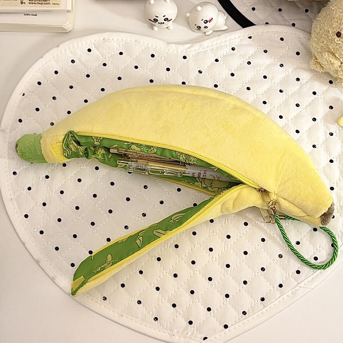 Niedliches Plüsch-Bananen-Stiftetui