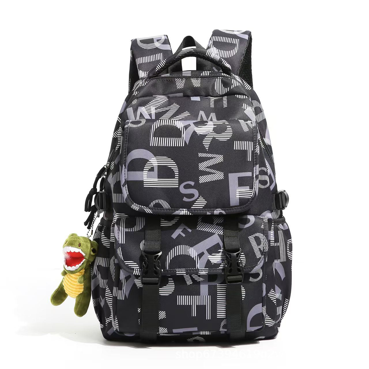 Rucksack mit Modernem Schriftzug und Durchdachtem Fächersystem Brehn