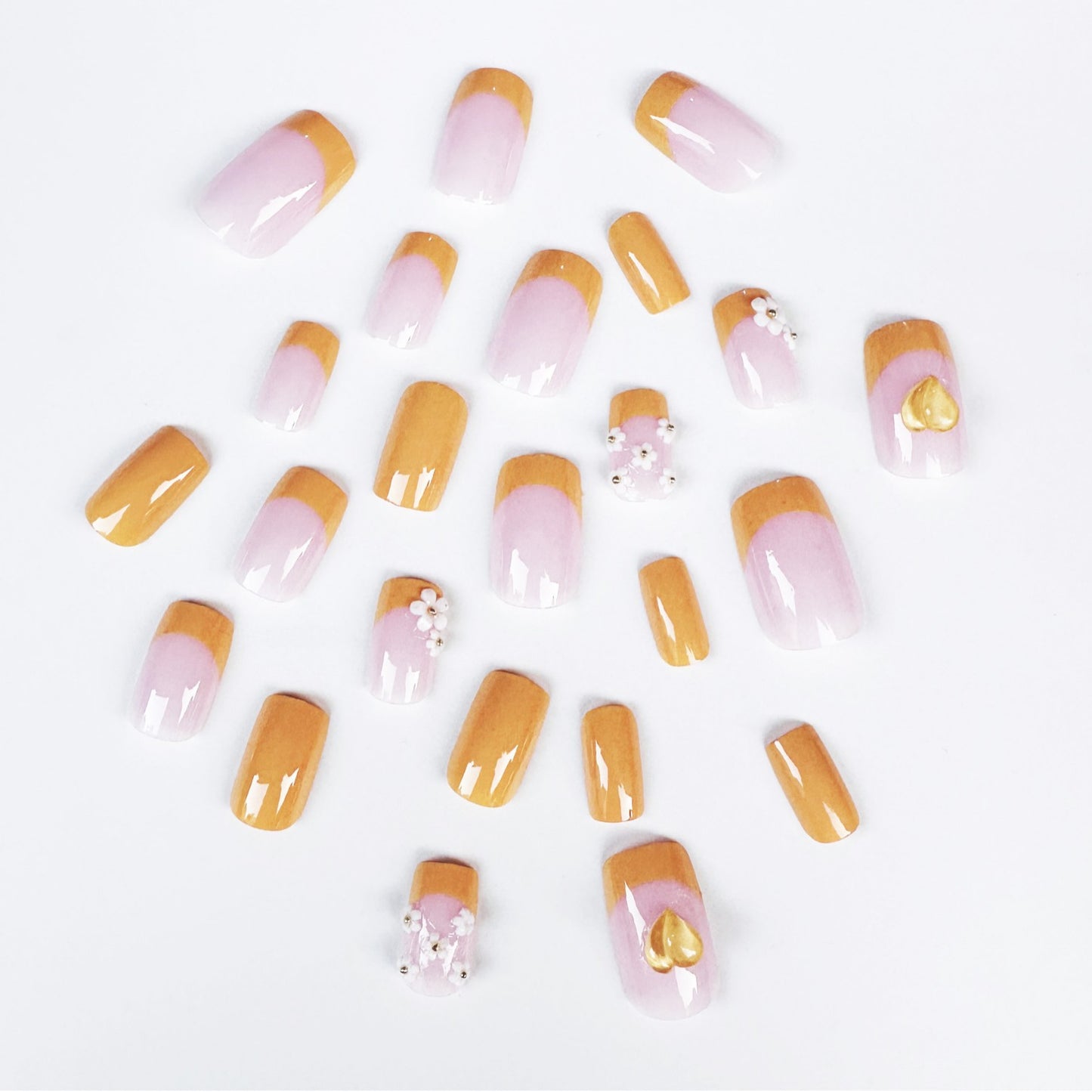 Floral Acryl Nagelspitzen Brehn