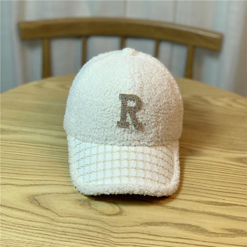 Damen Fuzzy Texturiertes Baseball Cap Brehn