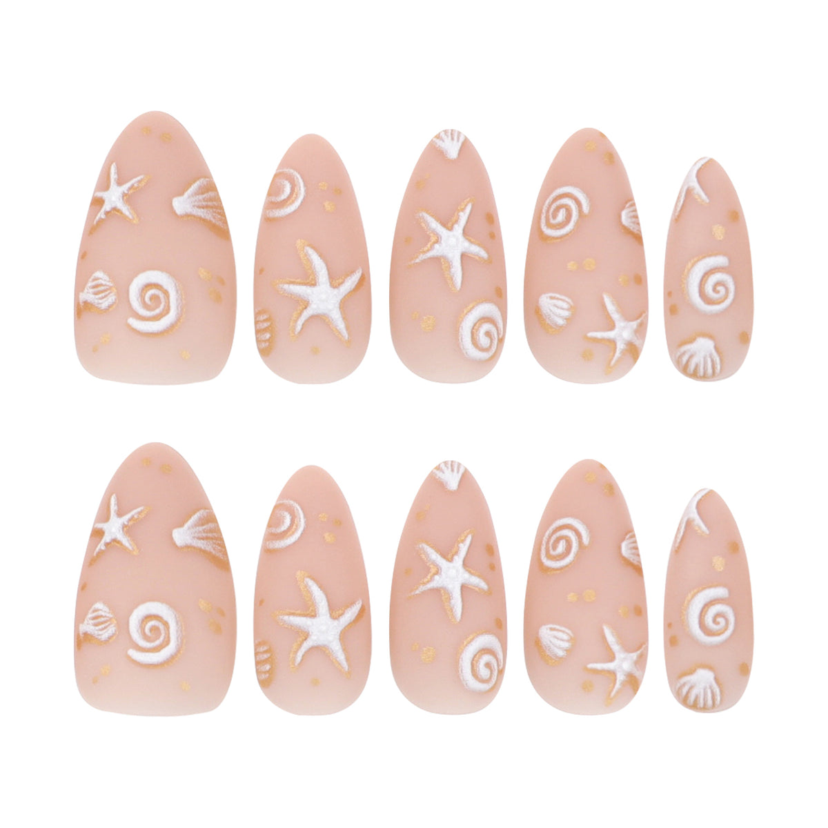 Kunstvolle Nagelgestaltung mit maritimen Motiven Brehn