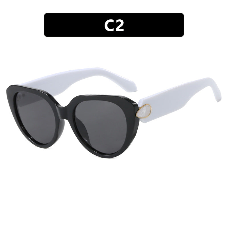 Damen Cat-Eye Sonnenbrille mit auffälligem Design und schützendem UV-Filter Brehn
