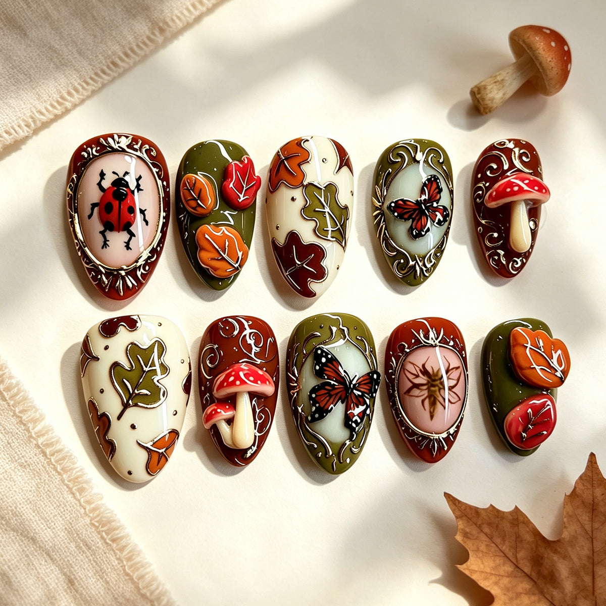 Künstlerisches Nagelset