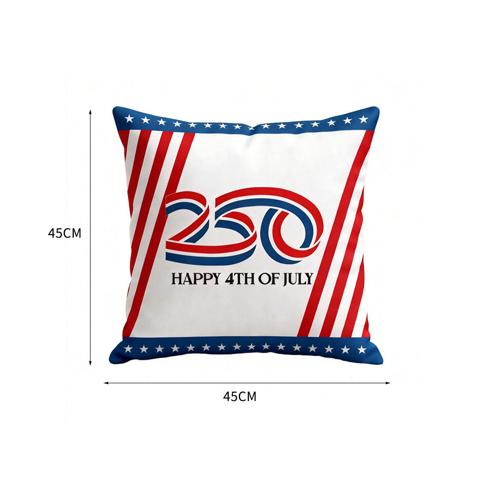 Dekoratives Wurfkissen mit patriotischem Design