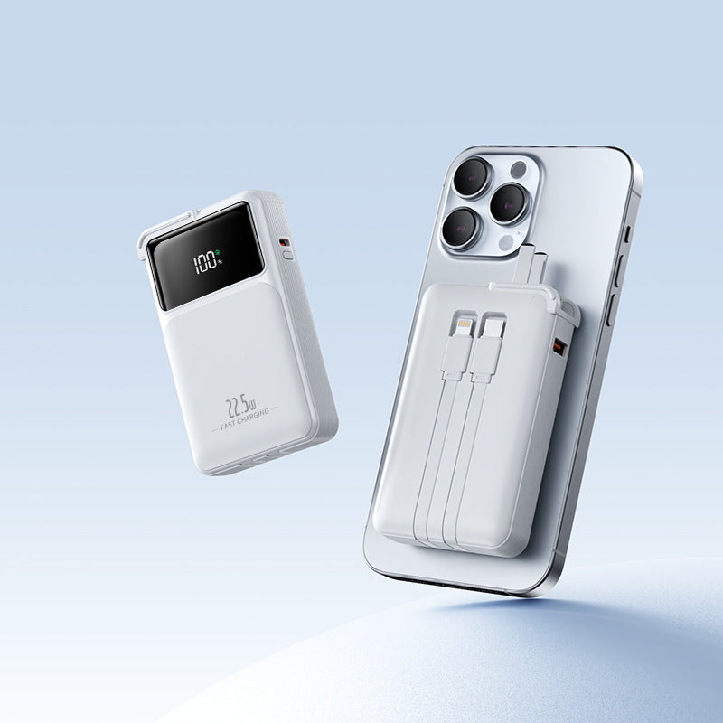 Kompakte Powerbank mit Integriertem Ladegerät Brehn