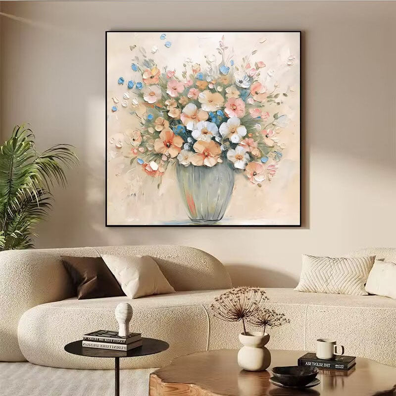 Florales Stillleben Leinwandkunstwerk