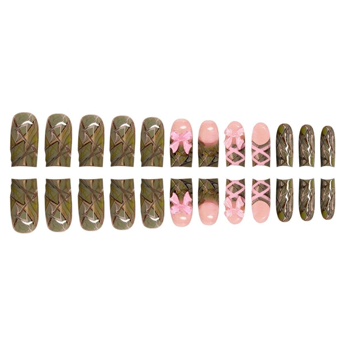 Floral Ombre Nagel Wraps Brehn