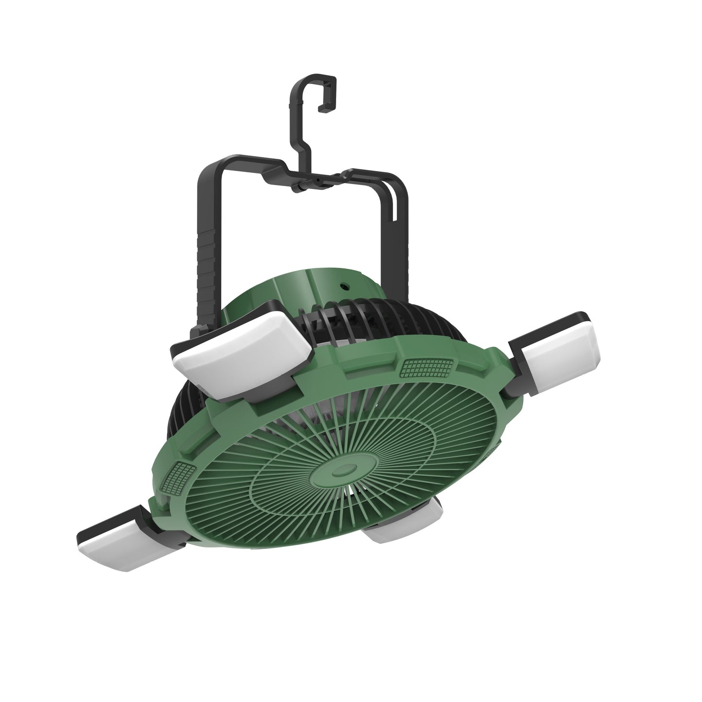 Multi-Funktionaler Campingventilator mit LED-Lichtern Brehn