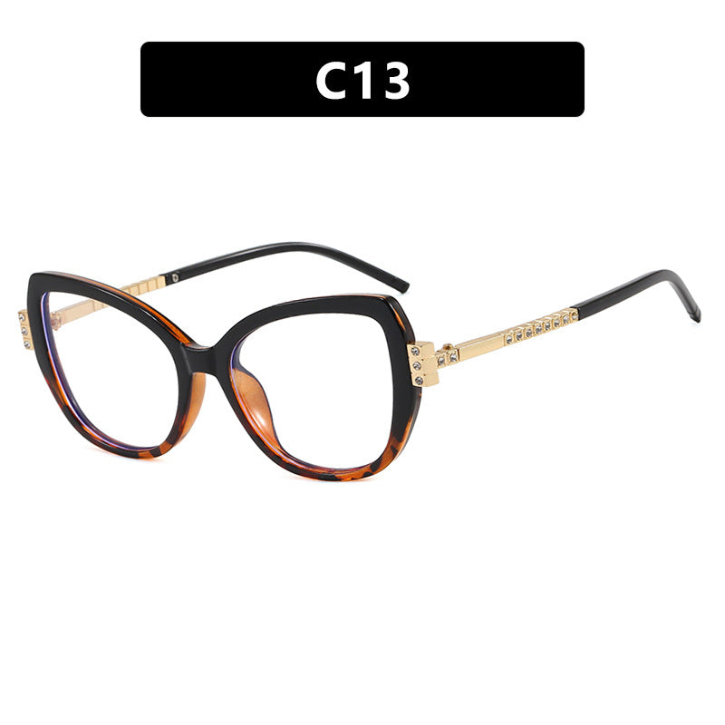 Damen oversized Sonnenbrille mit schützendem UV-Filter und eleganten Akzenten Brehn