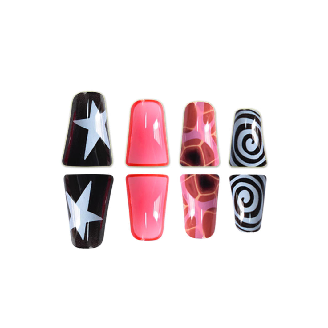 Künstlerische abstrakte Nail Enhancements Brehn
