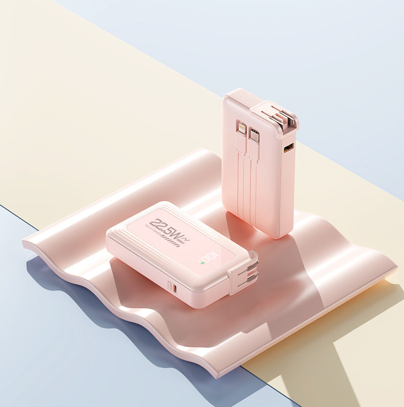 Leistungsstarke Powerbank mit Schnellem Ladeanschluss und Digitaler Anzeige Brehn