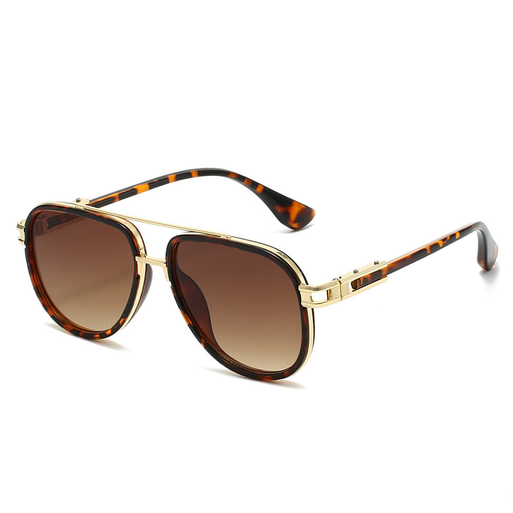 Vintage-inspirierte kräftige geometrische Sonnenbrille Brehn