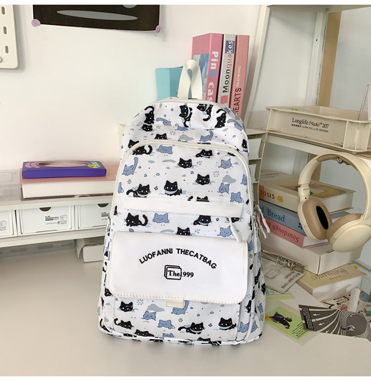 Verspielt Katzenthemen Rucksack Brehn