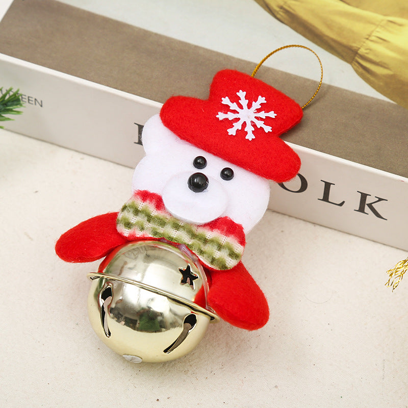 Festliche Weihnachtsglocke mit Santa-Motiv Brehn