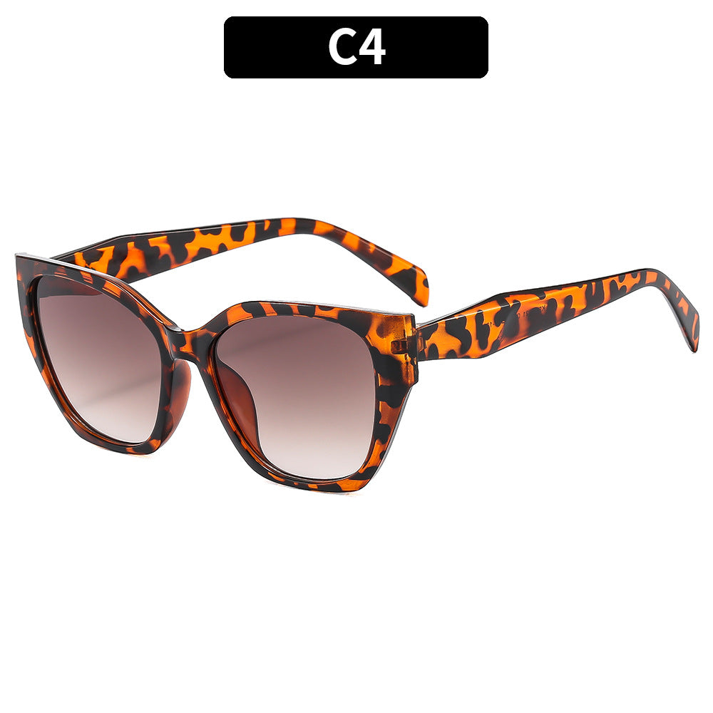 Modische Oversized Katzenaugen-Sonnenbrille