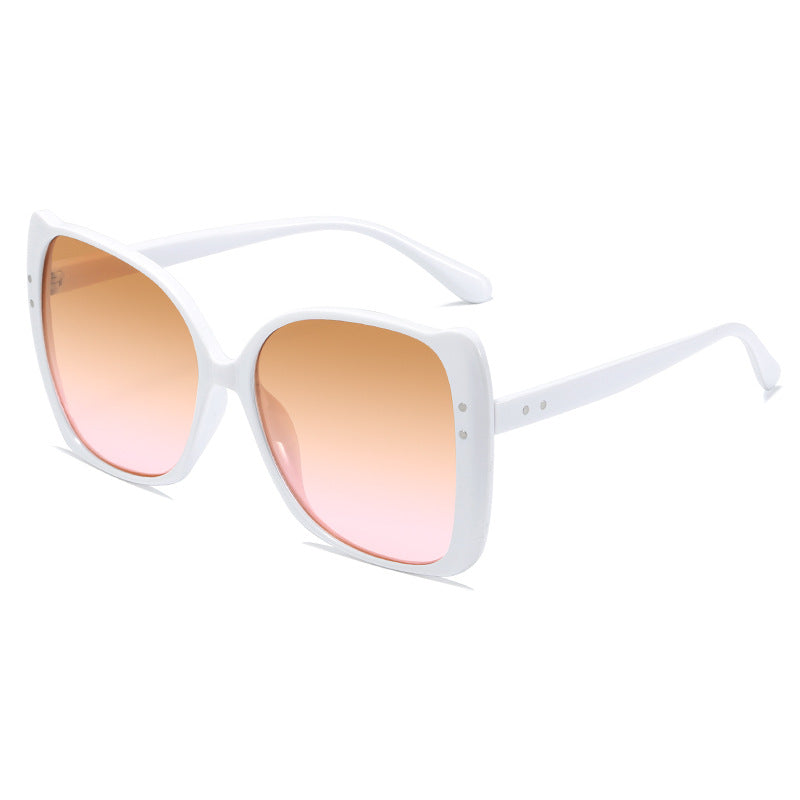 Damen oversized Sonnenbrille mit braunem Farbverlauf Brehn