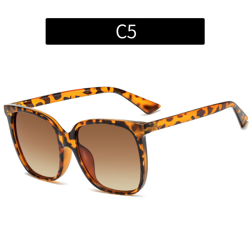 Oversized transparente Rahmen Sonnenbrille