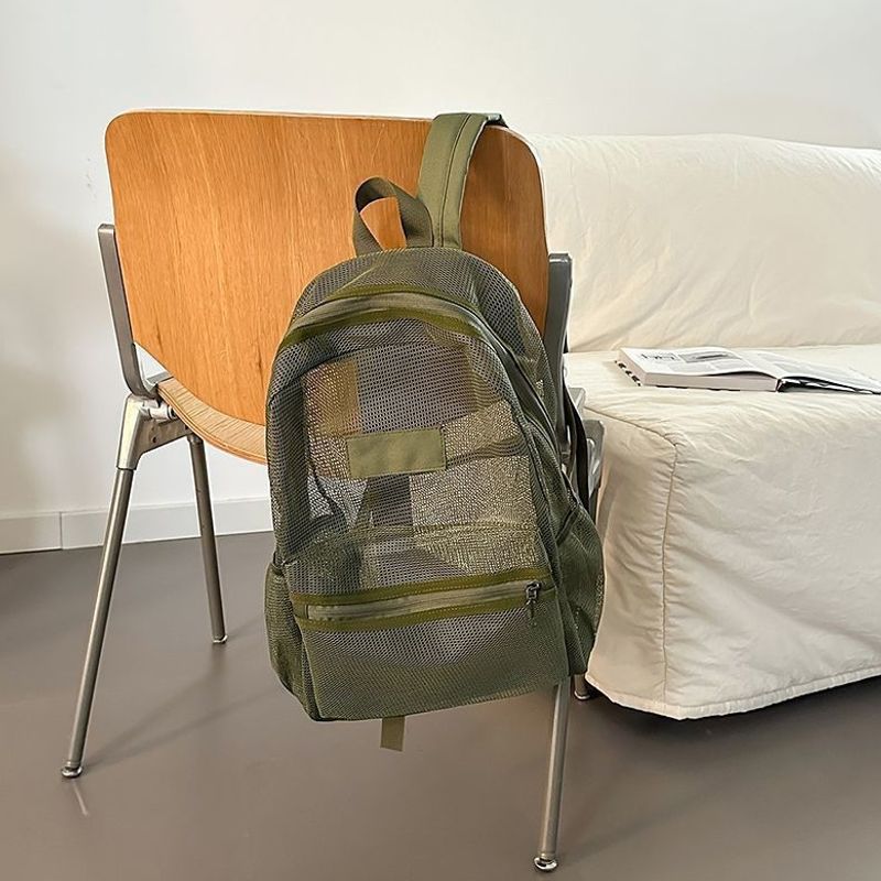 Stylische Mesh-Rucksack Brehn