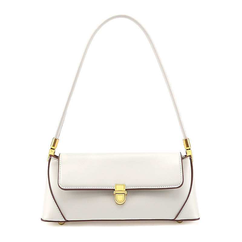 Strukturierte Lederhandtasche Brehn