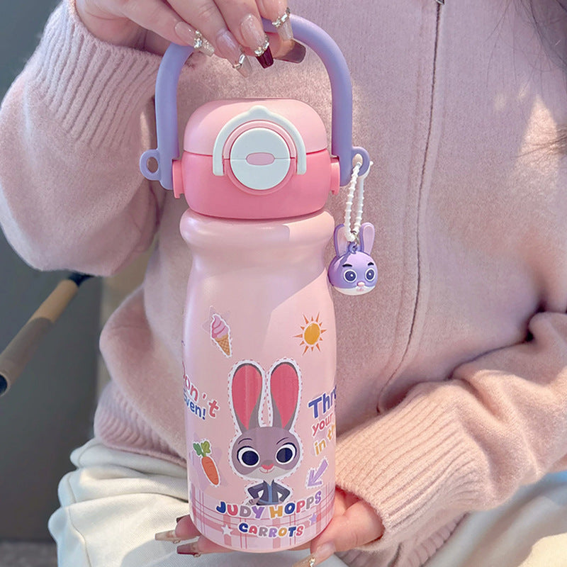 Damen Isolierflasche mit innovativem Tierdesign und praktisch integriertem Tragegriff Brehn