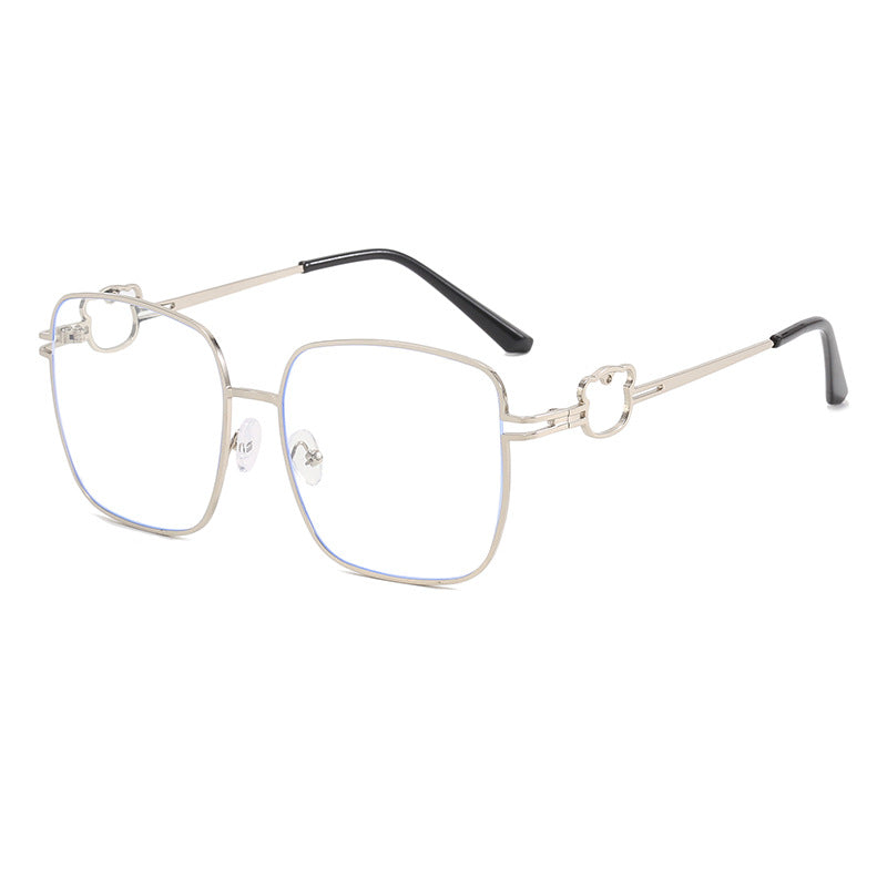 Damen modische quadratische Brille mit einzigartigen Akzenten Brehn