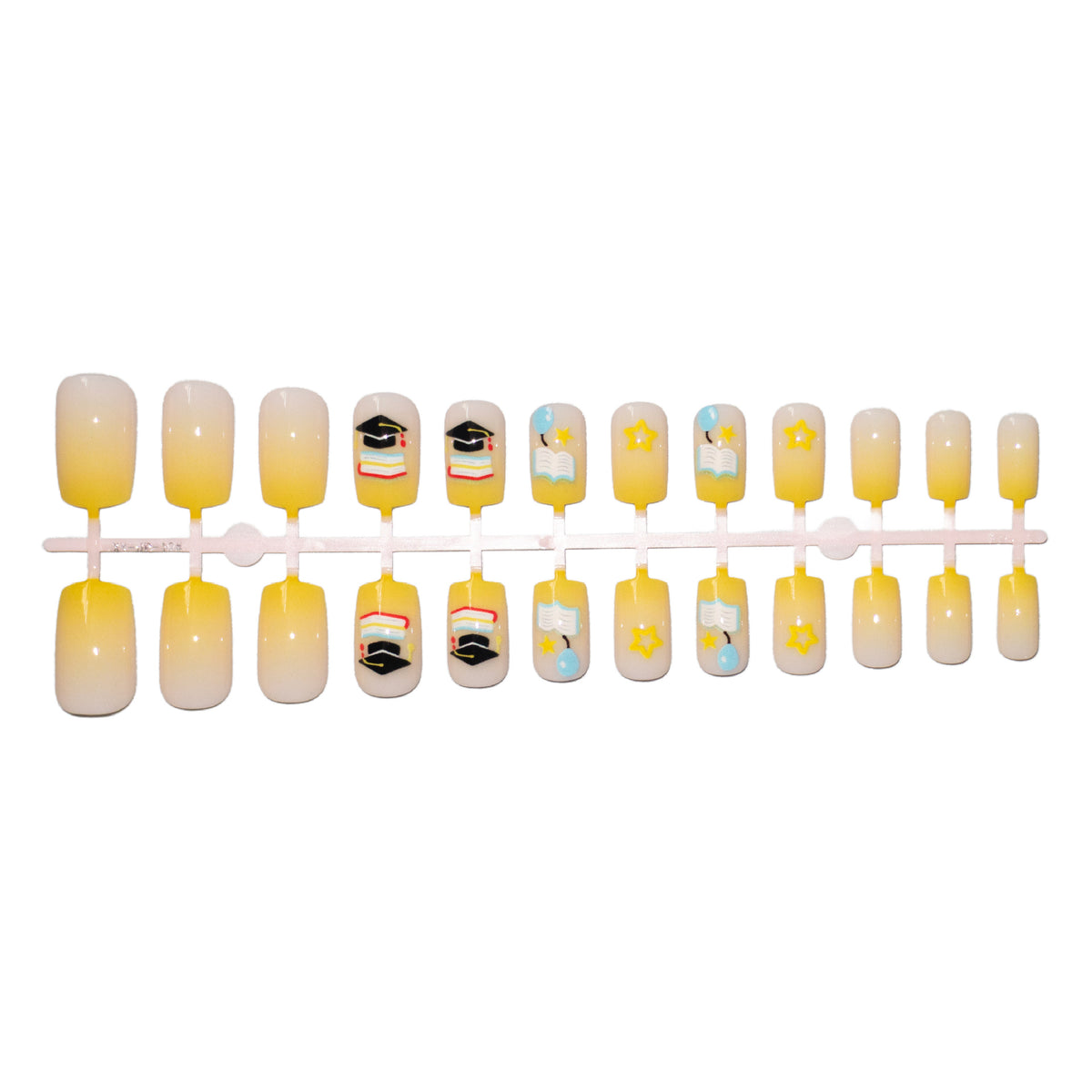 Kreatives Abschlussfeier-Themen-Nagel Kunstset