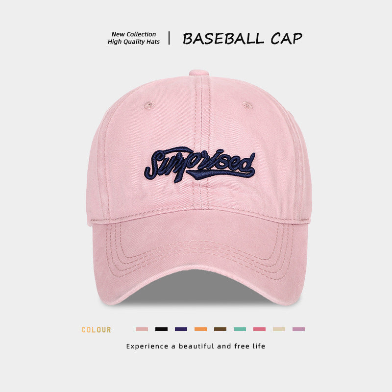 Bestickte Statement Baseballmütze