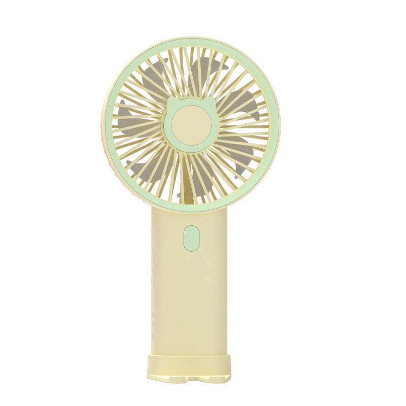 Unisex Tragbarer Handventilator mit ergonomischem Design und niedlichem Katzenmotiv Brehn
