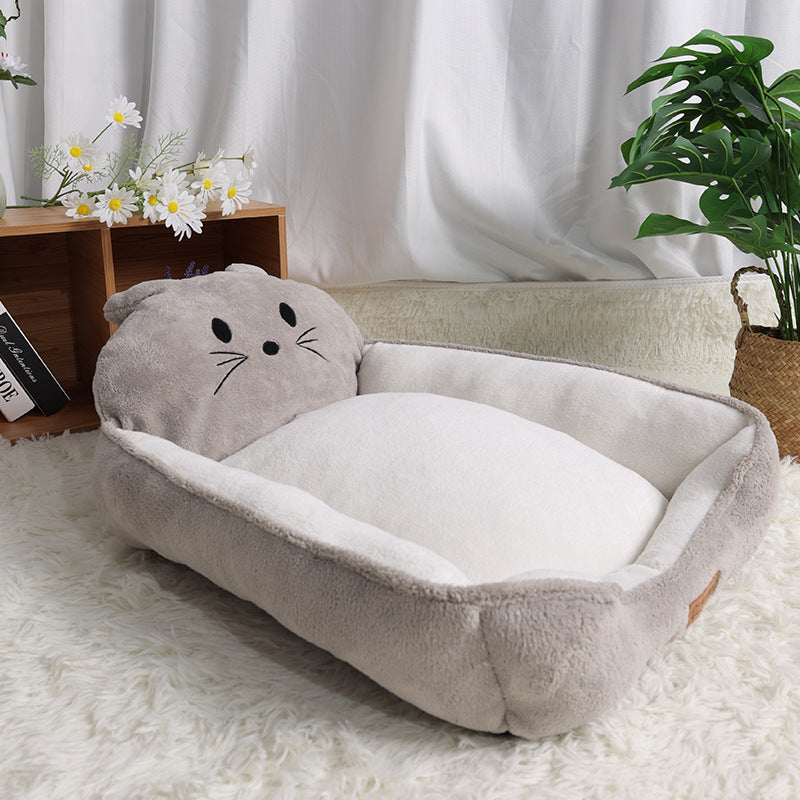 Plüsch Katzenbett Hundebett