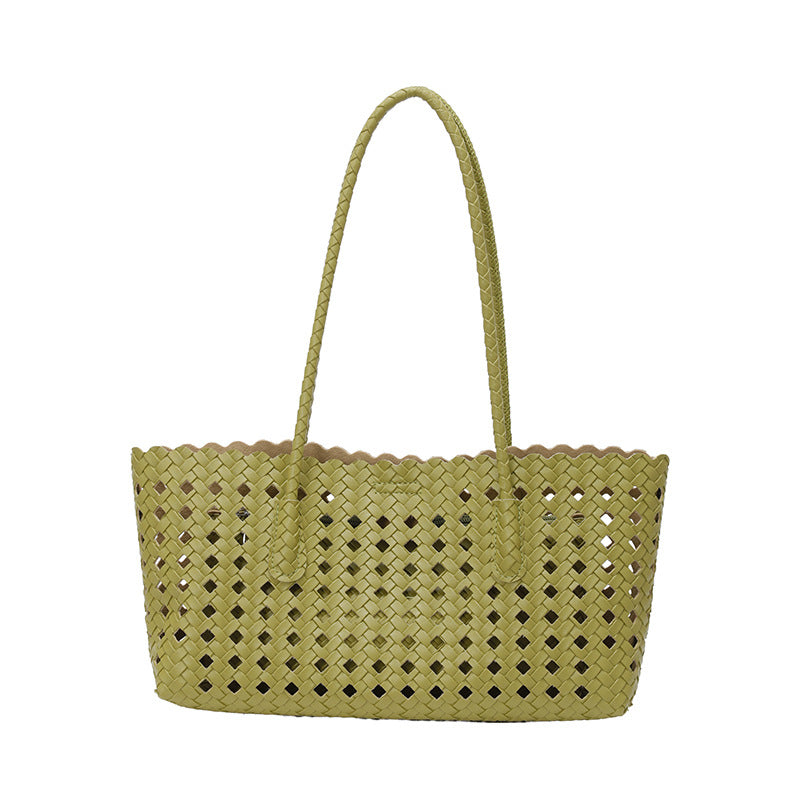 WoHandgewebte Strohtaschenmarkt Tote Bag Brehn