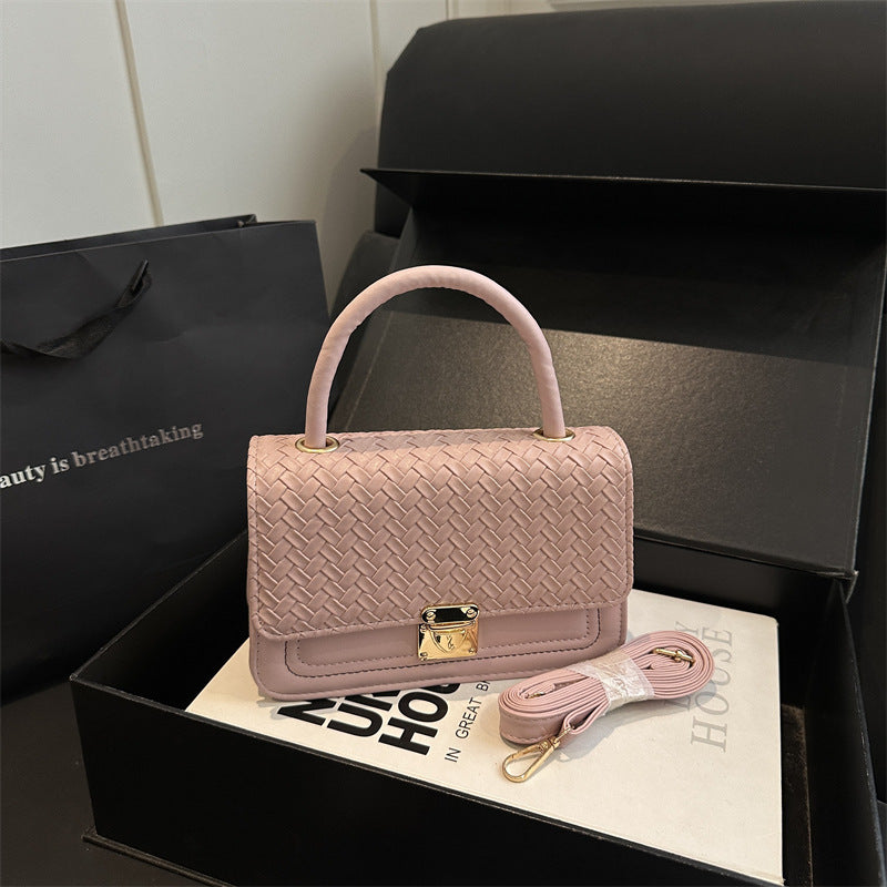 Gewebte Leder Handtasche