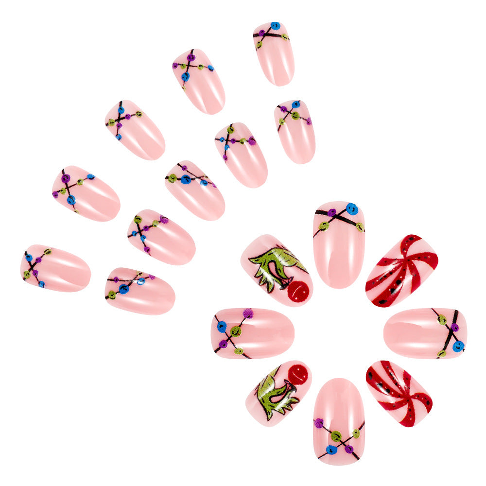 Thematisches Dekoratives Nagelkunstdesign Brehn