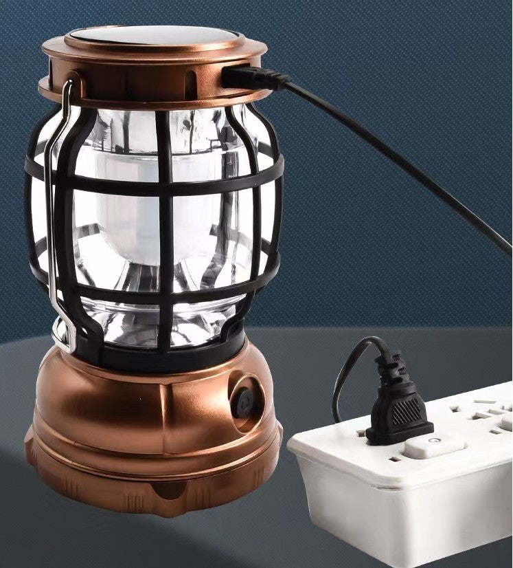 Vintage-inspirierte Outdoor-Camping-Laterne Brehn